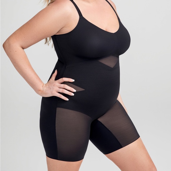 Honeylove “Runway” Mid Thigh Bodysuit NWT 1X - Picture 2 of 8